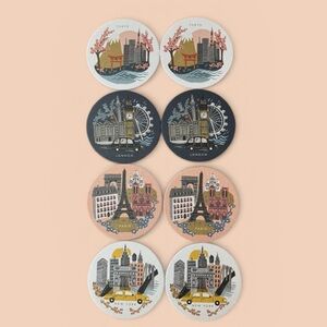 Rifle Paper Co - City Landmark Coaster Set